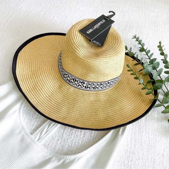 Karl Lagerfeld beach hat. - Picture 1 of 13